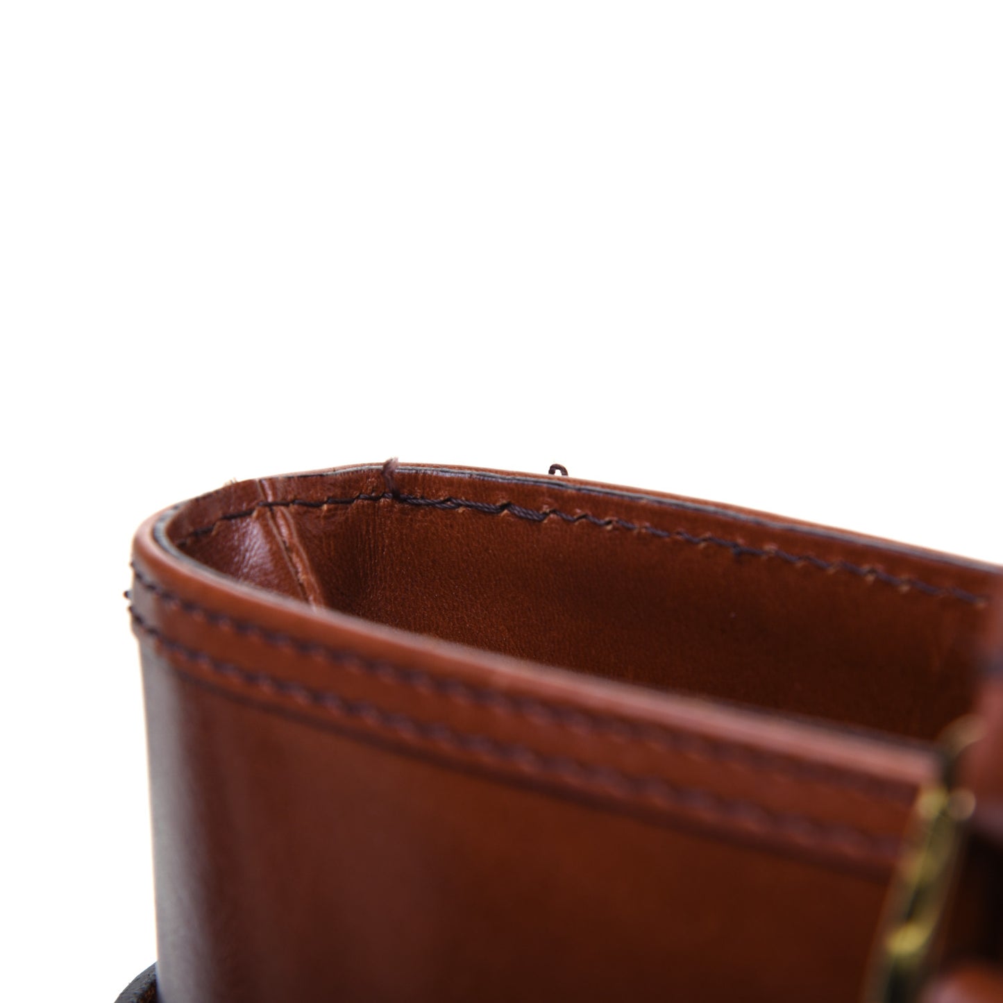 House Check Bridle Calfskin Medium Lynher Tote Dark Tan