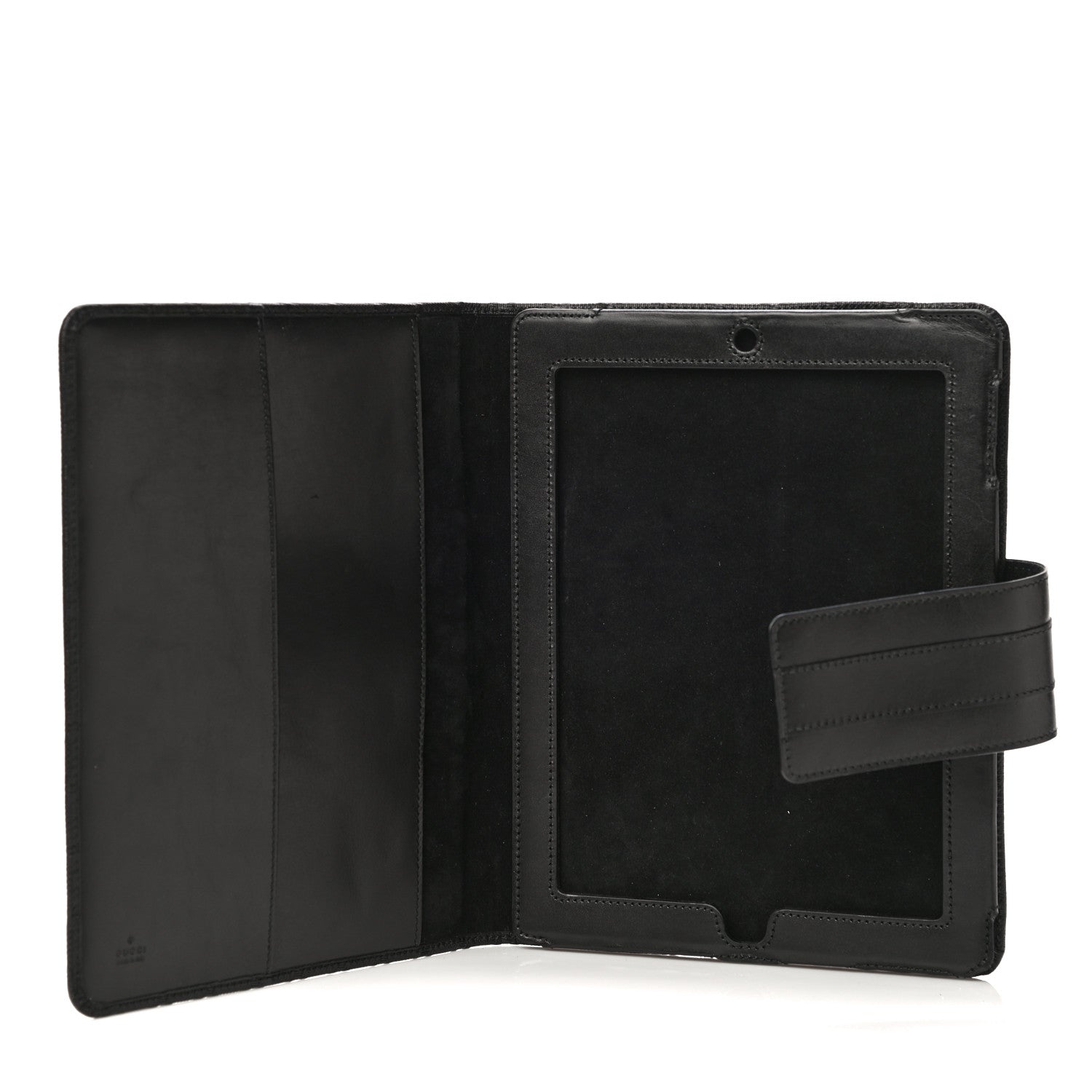 Gucci ブラックレザー iPadケース Gucci Bright Diamante iPad Case Black 921072 – FASHIONPHILE