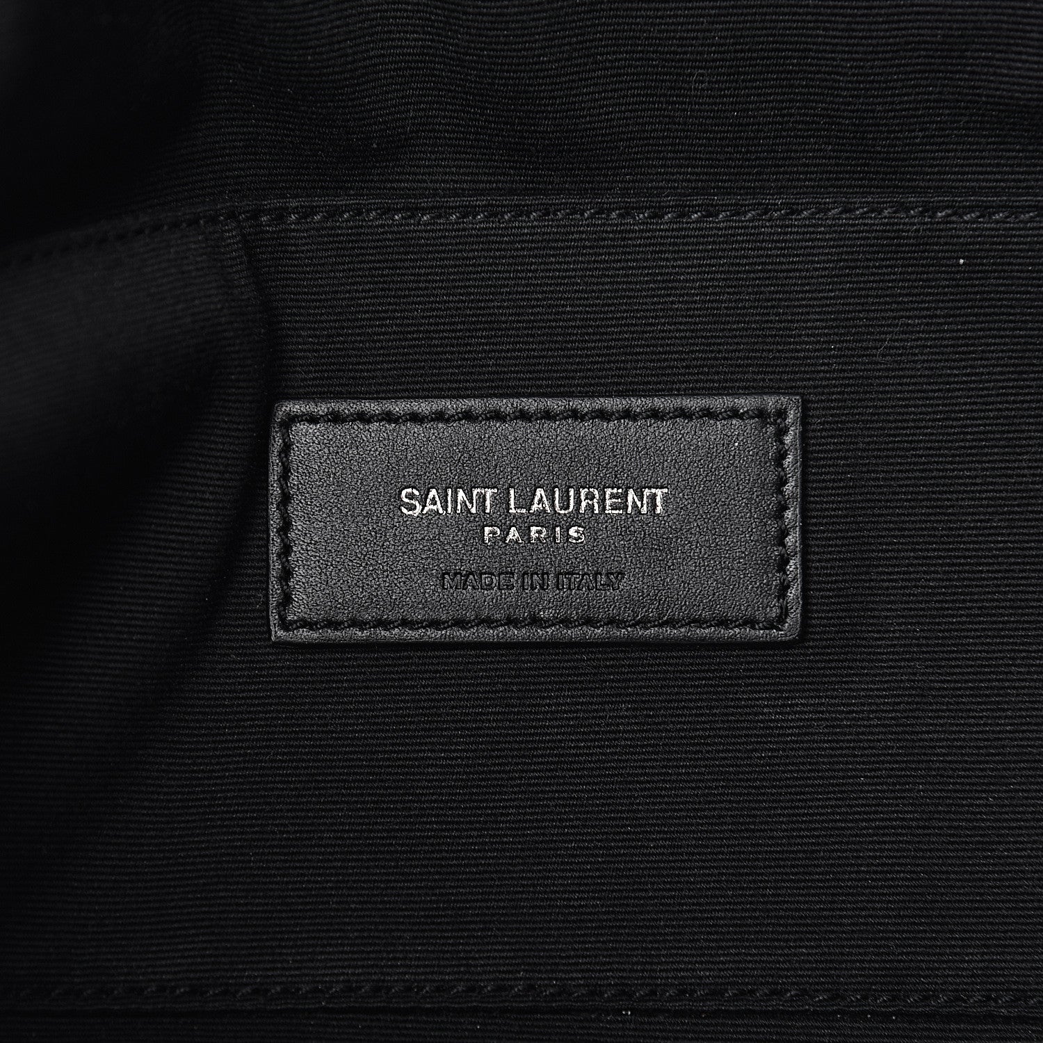 Saint Laurent Calfskin Monogram Belt Bag Black 6 of 10