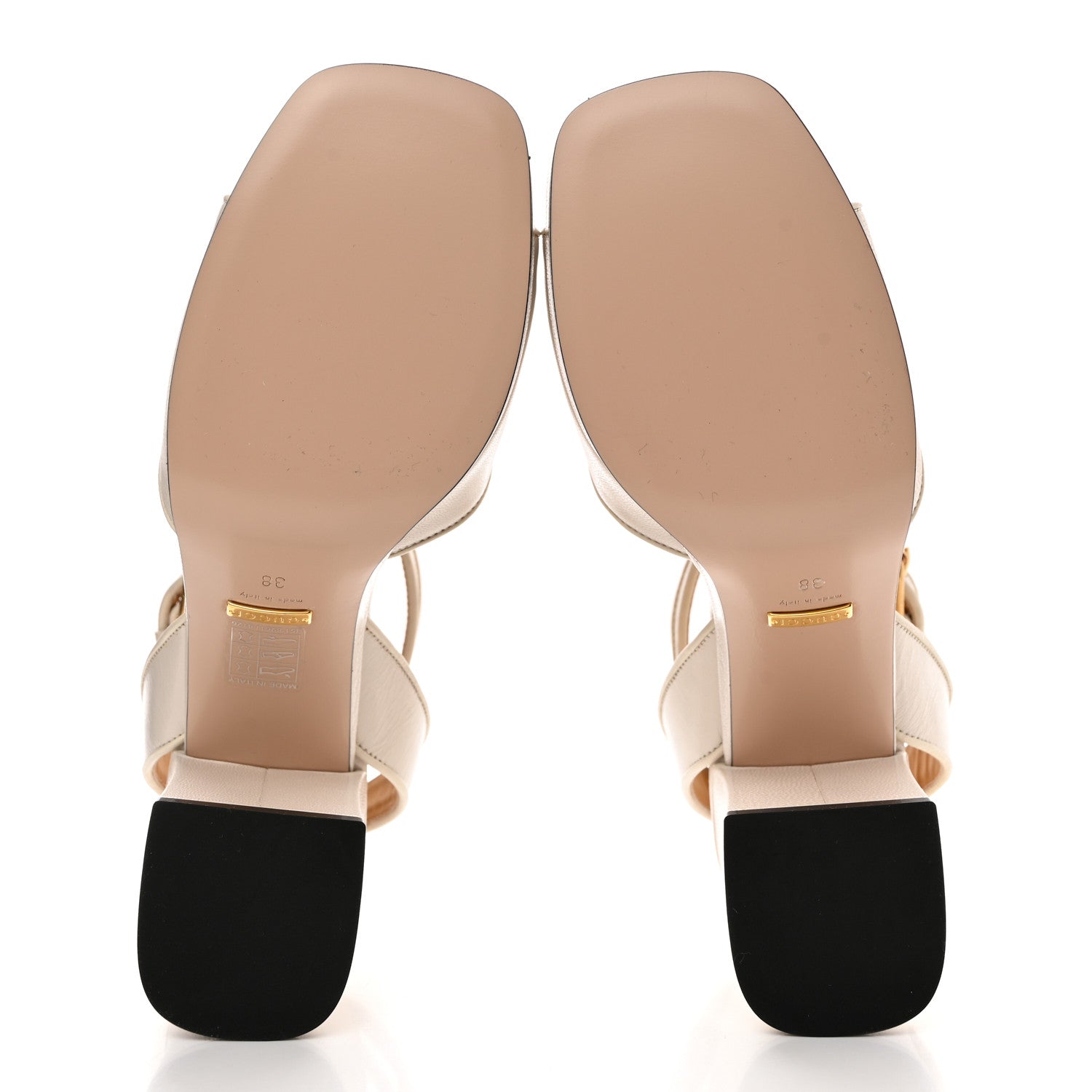 Gucci Quentin Granada Kid Horsebit 25/60mm Platform Sandals 38 Mystic White 5 of 9