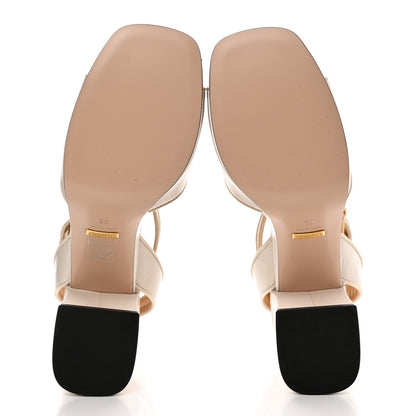 Gucci Quentin Granada Kid Horsebit 25/60mm Platform Sandals 38 Mystic White 5 of 9