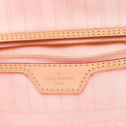Louis Vuitton Damier Azur Neo Neverfull GM Rose Ballerine 7 of 11