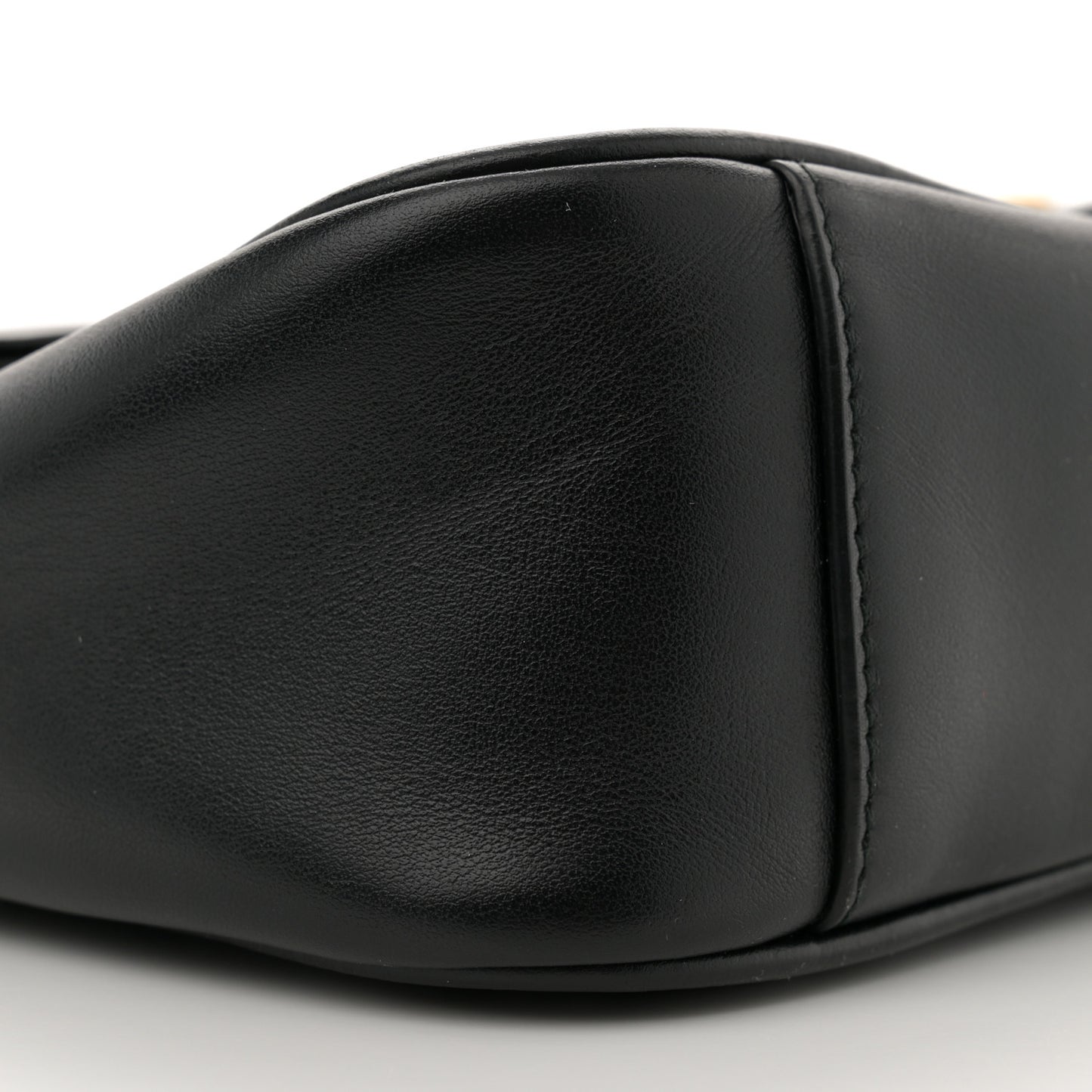 Calfskin Matelasse Small GG Marmont Shoulder Bag Black