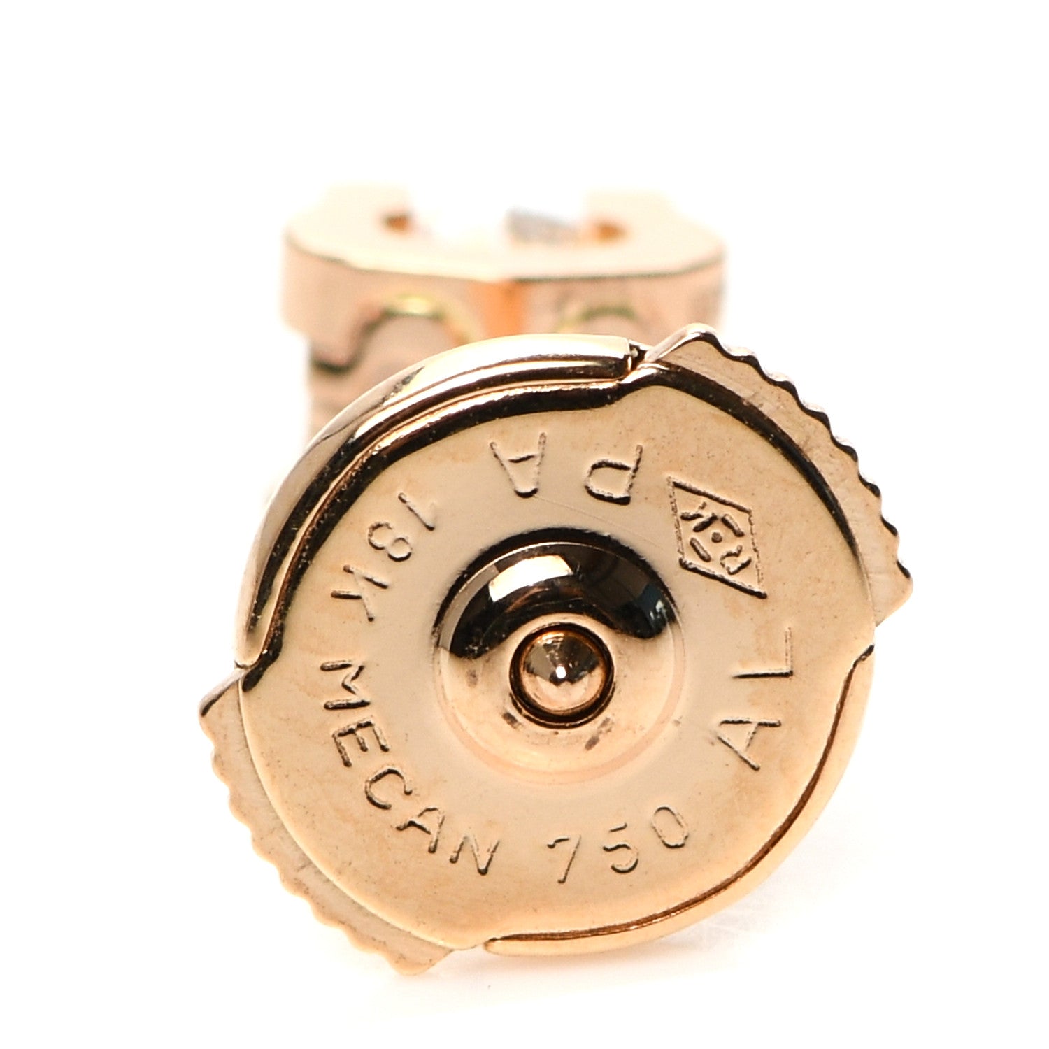 Cartier 18K Pink Gold Diamond .46ctw C De Cartier Earrings 4 of 5