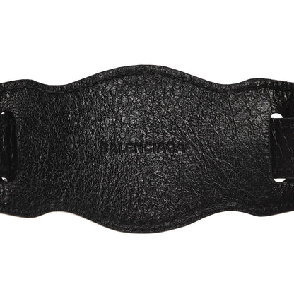 Balenciaga Agneau Arena Giant 12 Gold Hardware L Bracelet Black 4 of 5