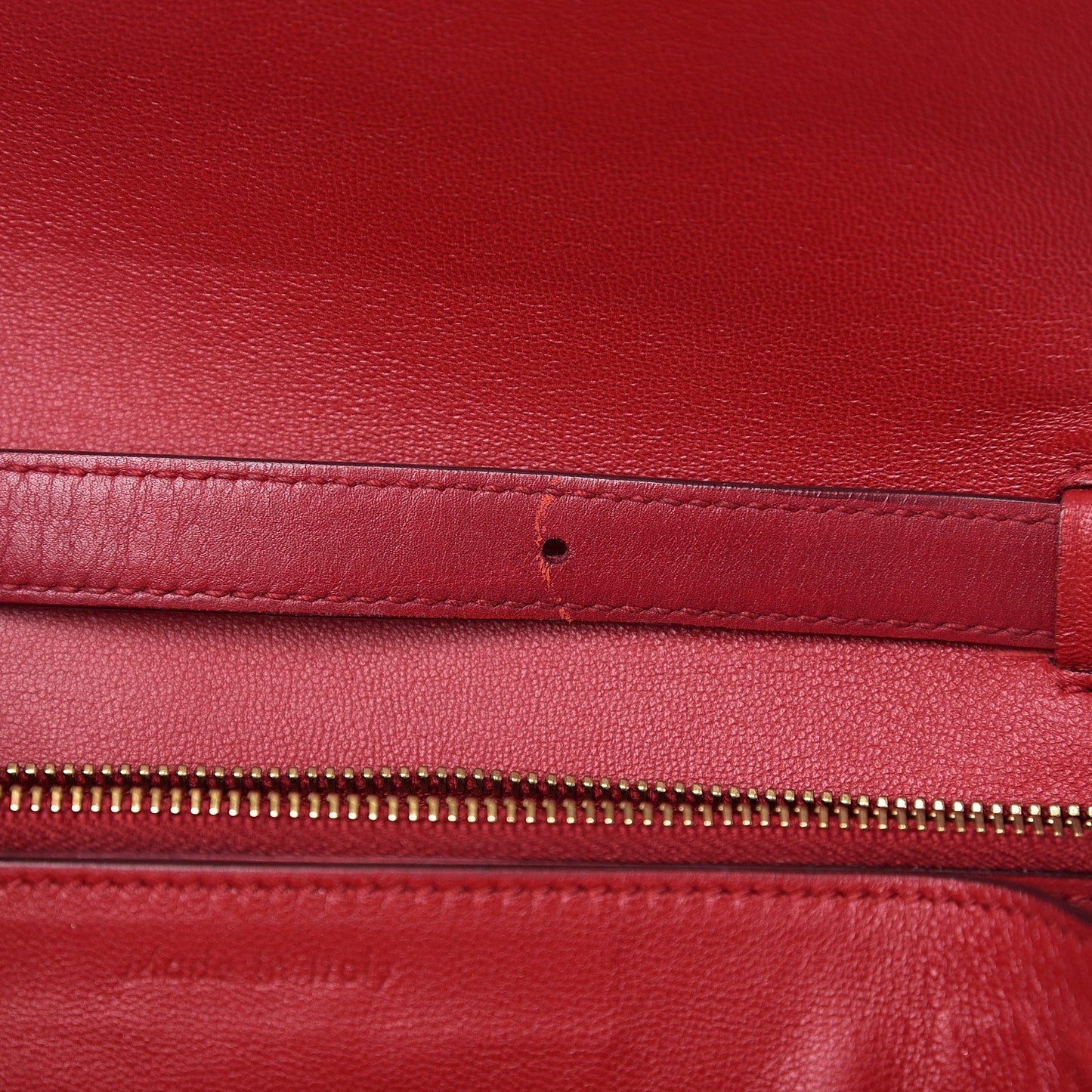 Box Calfskin Medium Classic Box Flap Bag Red