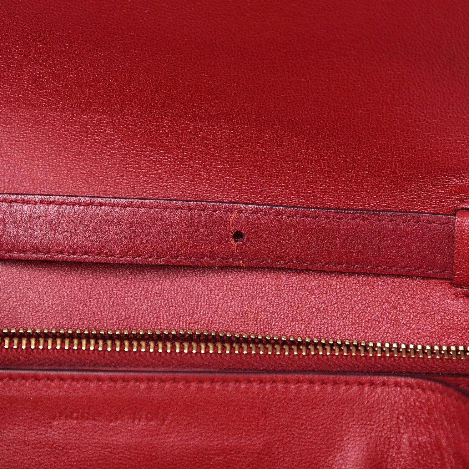 Celine Box Calfskin Medium Classic Box Flap Bag Red 7 of 18