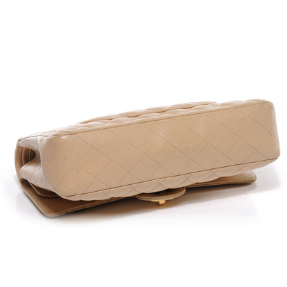 Chanel Caviar Quilted Medium Double Flap Beige 4 of 7