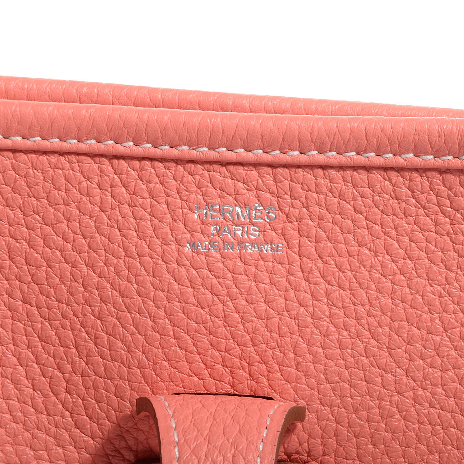Hermes Taurillon Clemence Evelyne III PM Crevette 13 of 16
