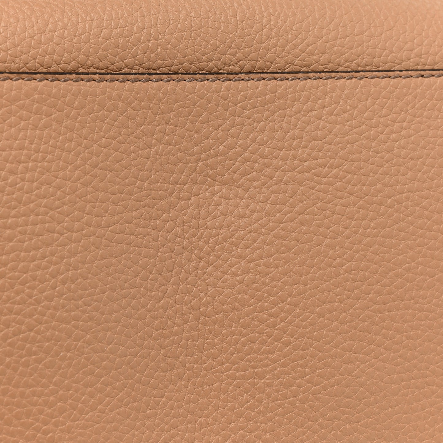 Pebbled Calfskin Medium Soho Chain Shoulder Bag Camelia