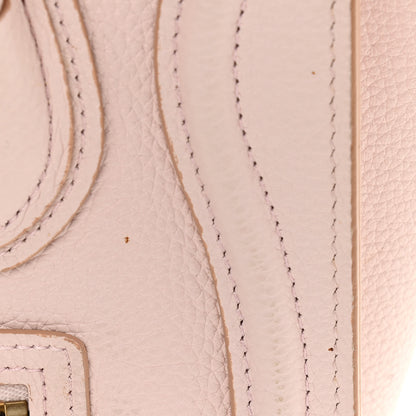 Celine Drummed Calfskin Nano Luggage Pale Pink 15 of 16
