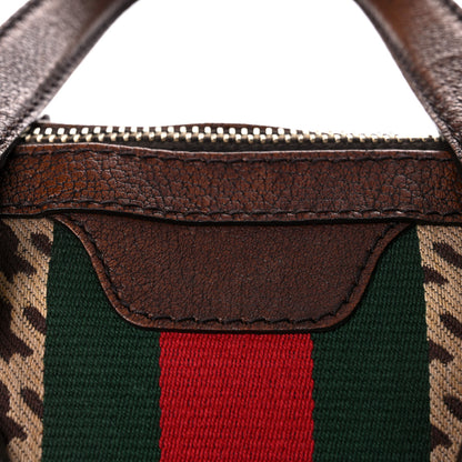 Gucci Fabric Pied De Poule Medium Seventies Web Boston Brown 25 of 36