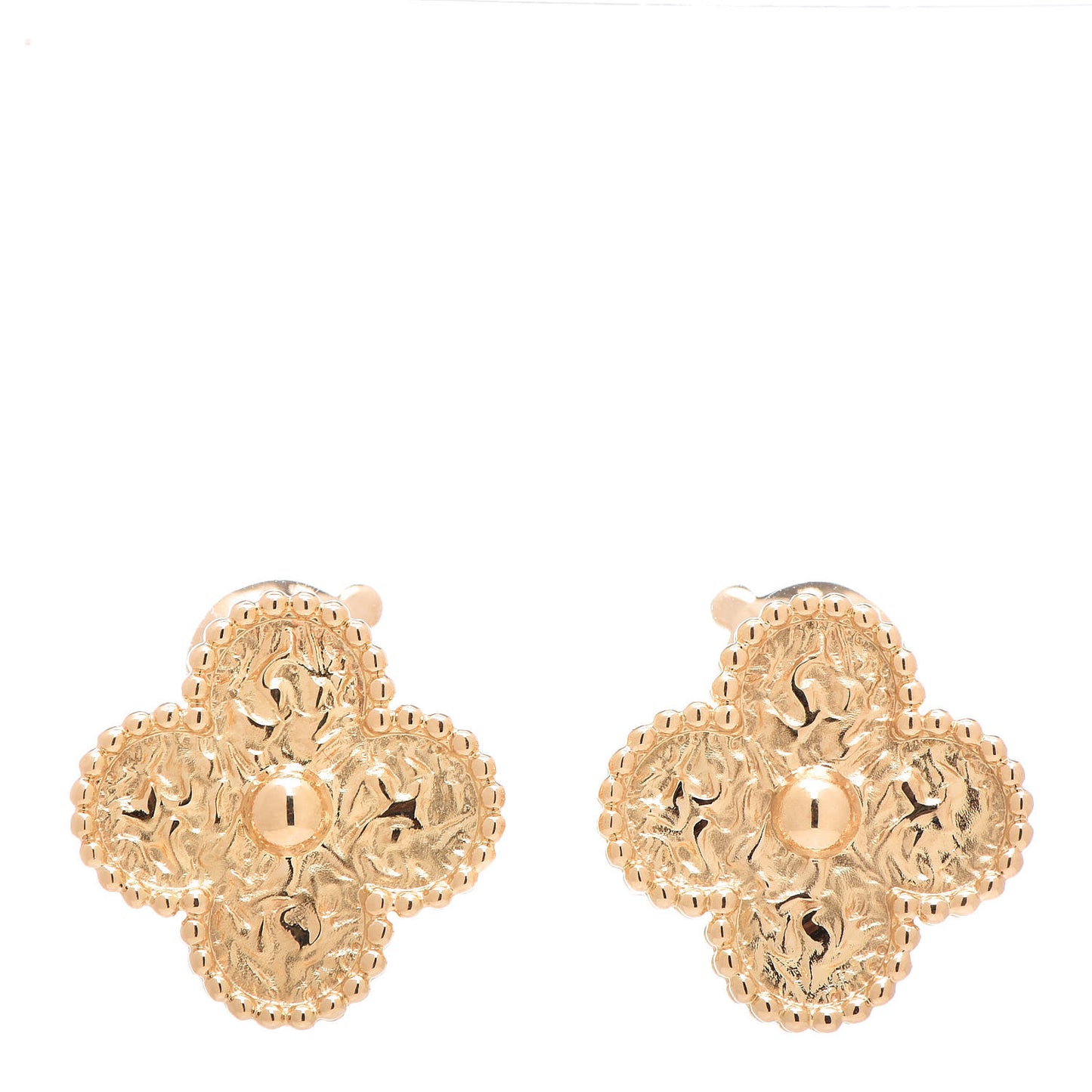 18K Yellow Gold Vintage Alhambra Earrings