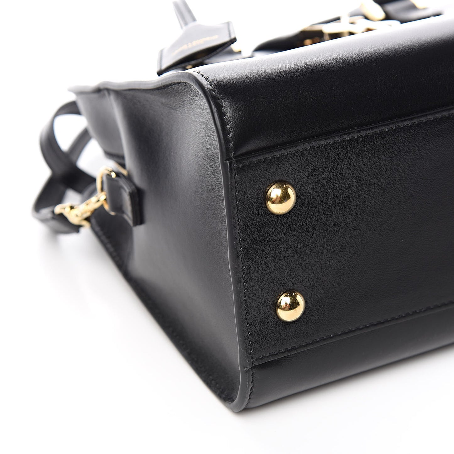 Calfskin Monogram Baby Cabas Black