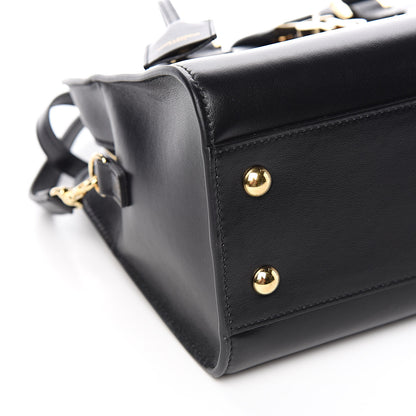 Saint Laurent Calfskin Monogram Baby Cabas Black 8 of 10