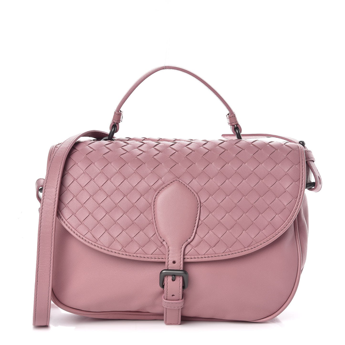 Nappa Intrecciato Double Sided Crossbody Bag Watteau