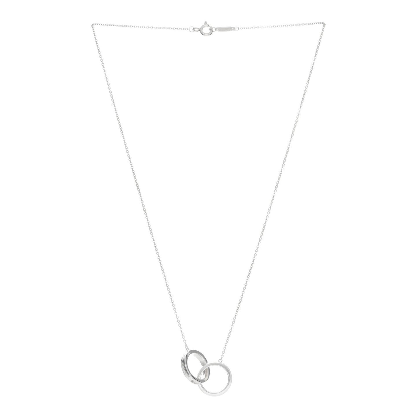 Sterling Silver 1837 Interlocking Circles Pendant Necklace