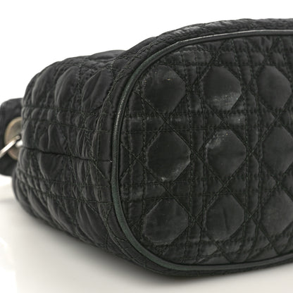 Christian Dior Nylon Cannage Charming Lock Tote Black 9 of 10