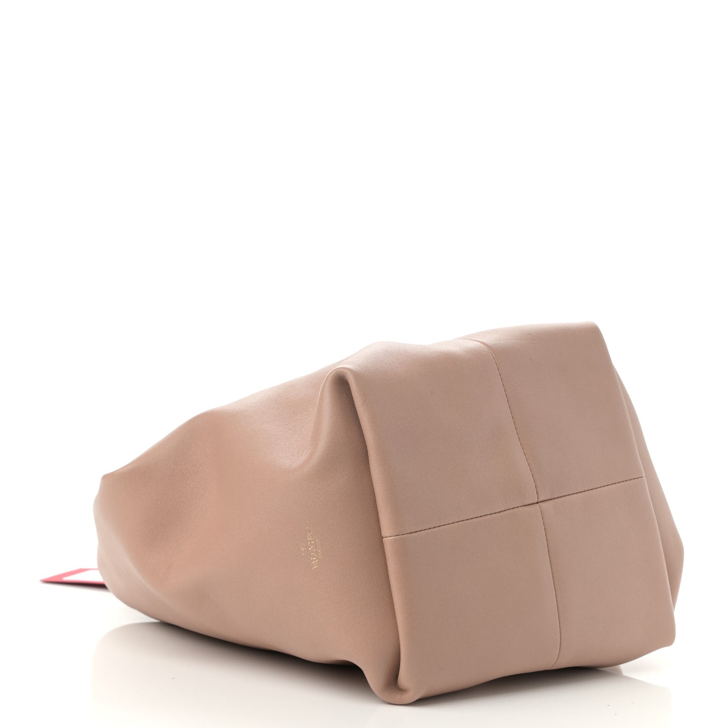 Nappa Small Roman Stud Hobo Rose Cannelle