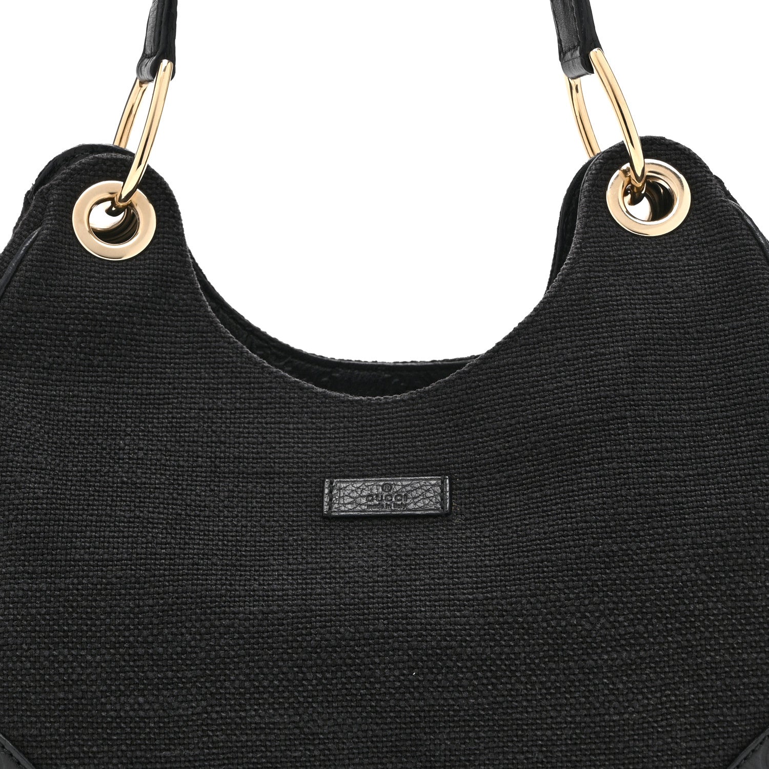 Gucci Canvas Guccissima Hobo Black 9 of 12