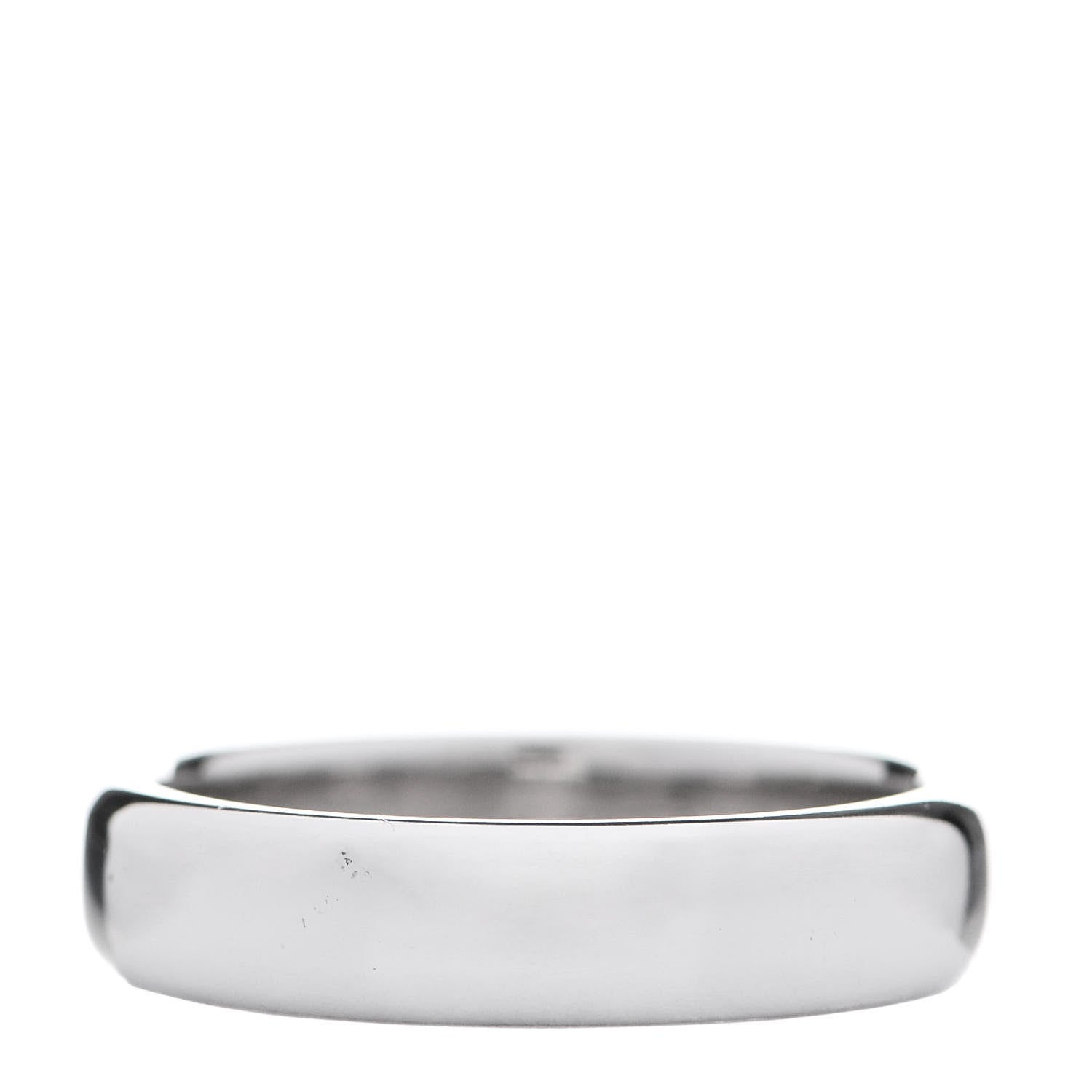 Tiffany Platinum 4.5mm Classic Wedding Band Ring 53 6.5 3 of 4