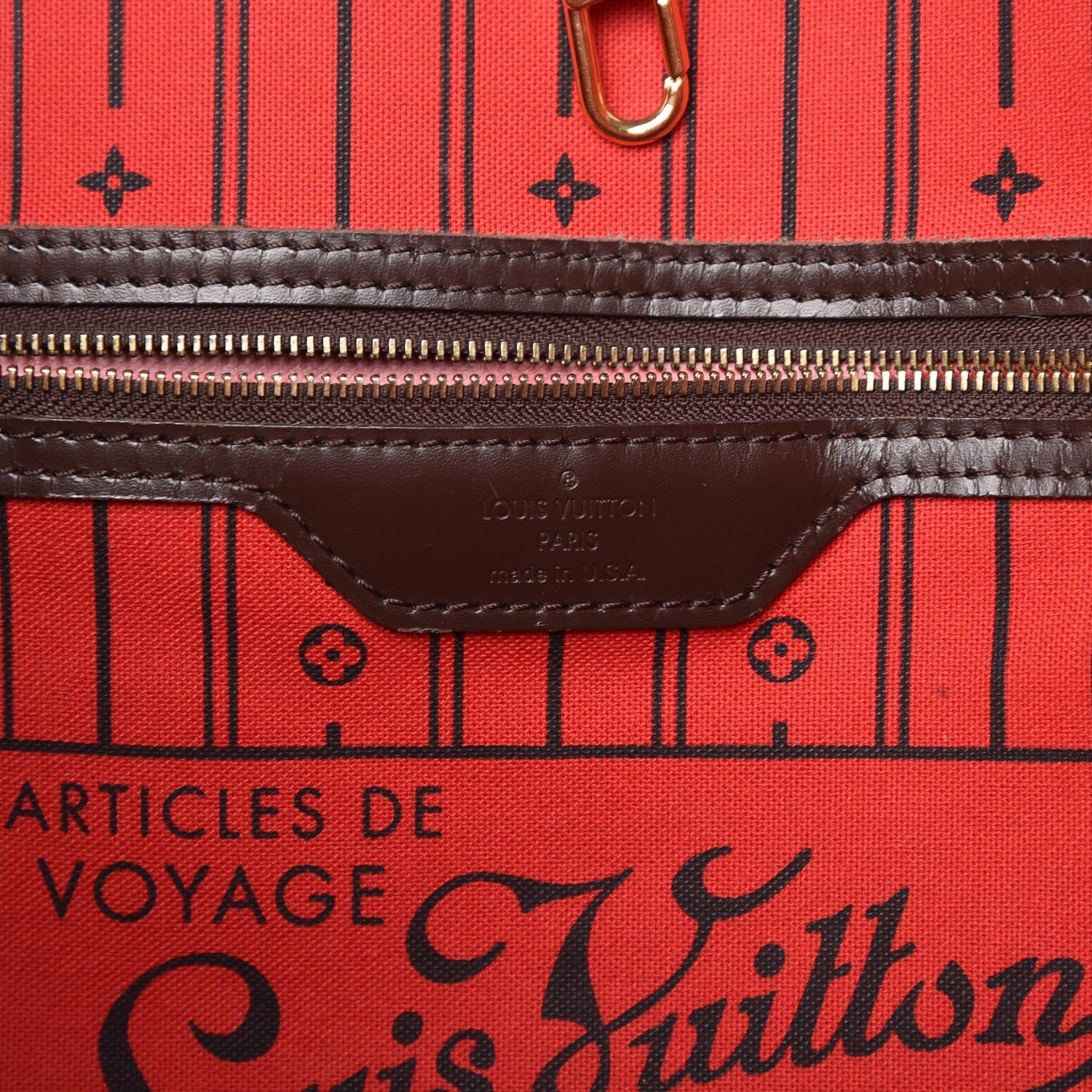 Louis Vuitton Damier Ebene Neverfull GM 6 of 12