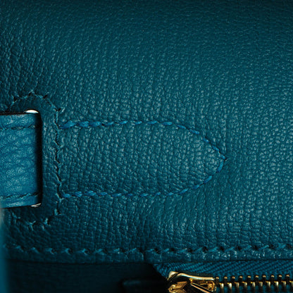 Hermes Taurillon Clemence Birkin 30 Cobalt 21 of 26