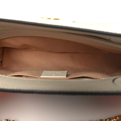 Gucci GG Supreme Monogram Flora Web Small Ophidia Chain Shoulder Bag White 6 of 11