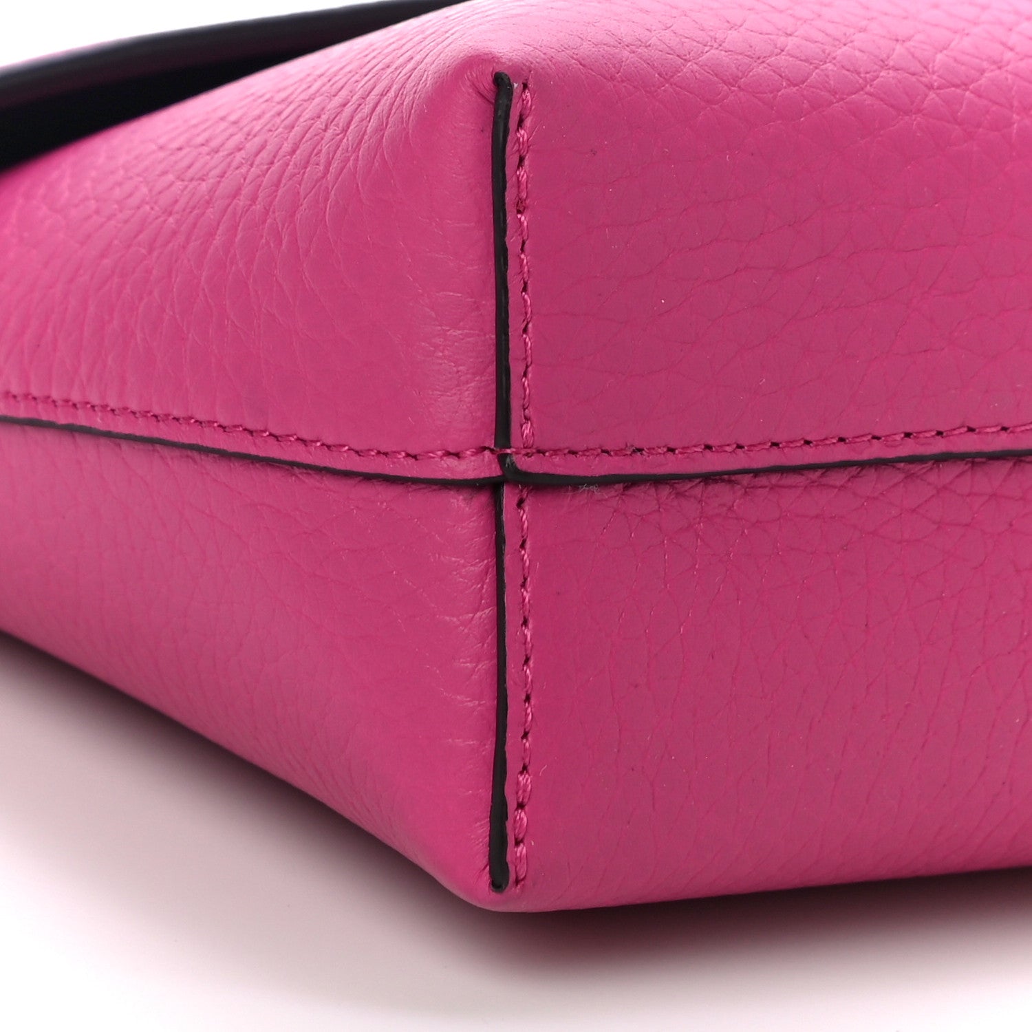 Mulberry Classic Grain Calfskin Darley Cosmetic Pouch Pink 8 of 9