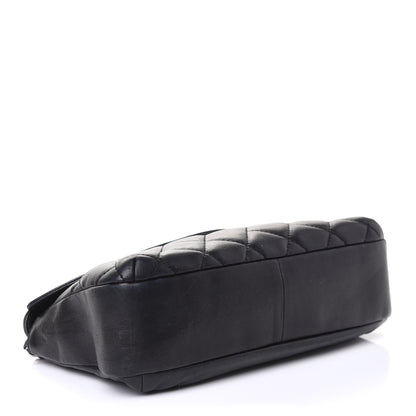 Chanel Lambskin Quilted CC Turnlock Flap Shoulder Bag Black 3 of 10