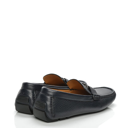 Louis Vuitton Calfskin Monte Carlo Moccasin Loafers 9 Navy 4 of 8