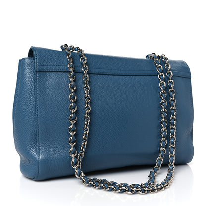 Mulberry Small Classic Grain Calfskin Small Lily Flap Pale Slate 3 of 8