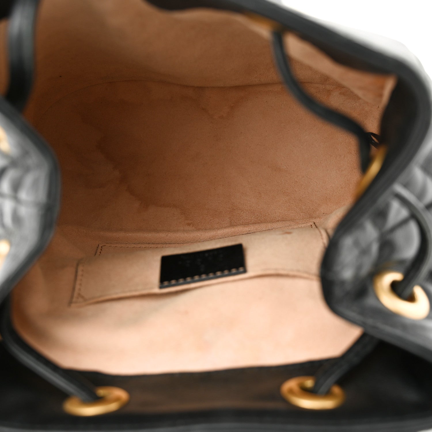 Gucci Calfskin Matelasse GG Marmont Flap Backpack Black 5 of 15