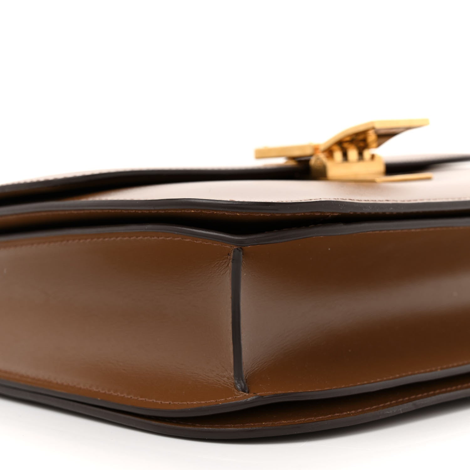 Celine Box Calfskin Medium Classic Box Flap Bag Camel 9 of 13