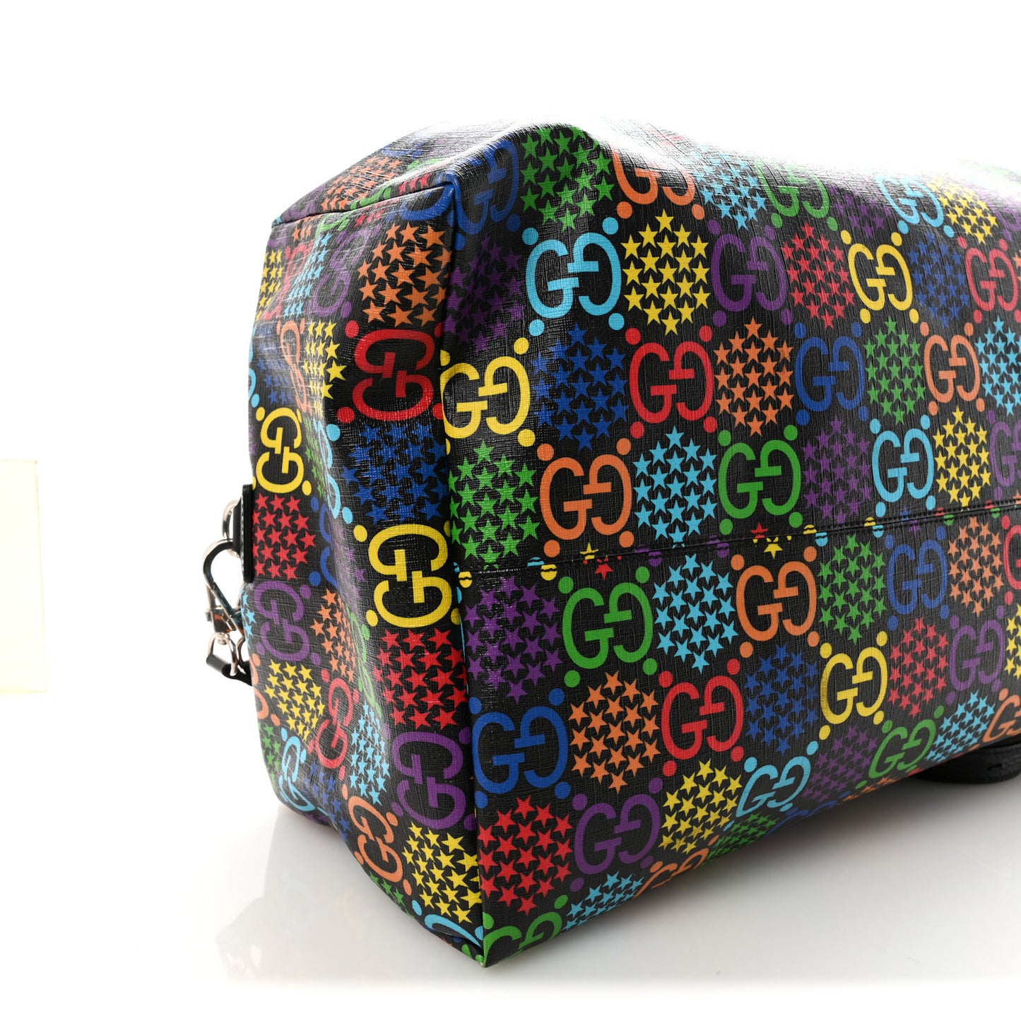 GG Supreme Monogram Psychedelic Duffle Backpack Black Multicolor
