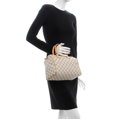Louis Vuitton LOUIS VUITTON Damier Azur Speedy 25 2 of 9