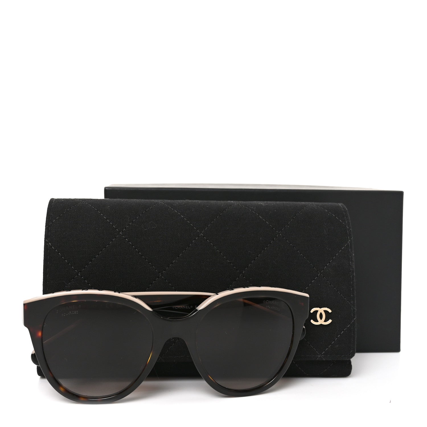 Chanel Acetate Polarized CC Butterfly Sunglasses 5414 Tortoise 7 of 7