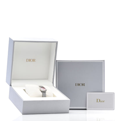 Christian Dior Stainless Steel Diamond Bezel Pink Mother of Pearl 19mm La D De Dior Quartz Watch 5 of 5
