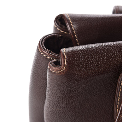Chanel Caviar Small Tote Brown 15 of 21