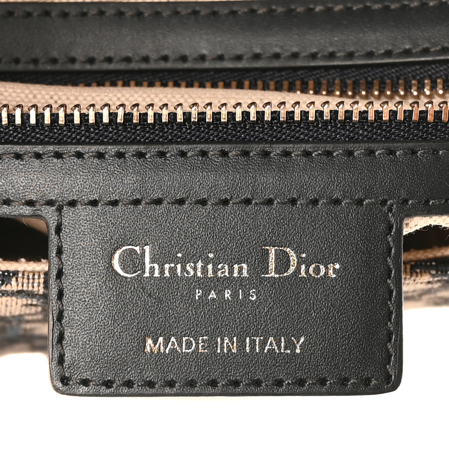 Christian Dior Oblique Saddle Bag With Strap Blue 6 of 11