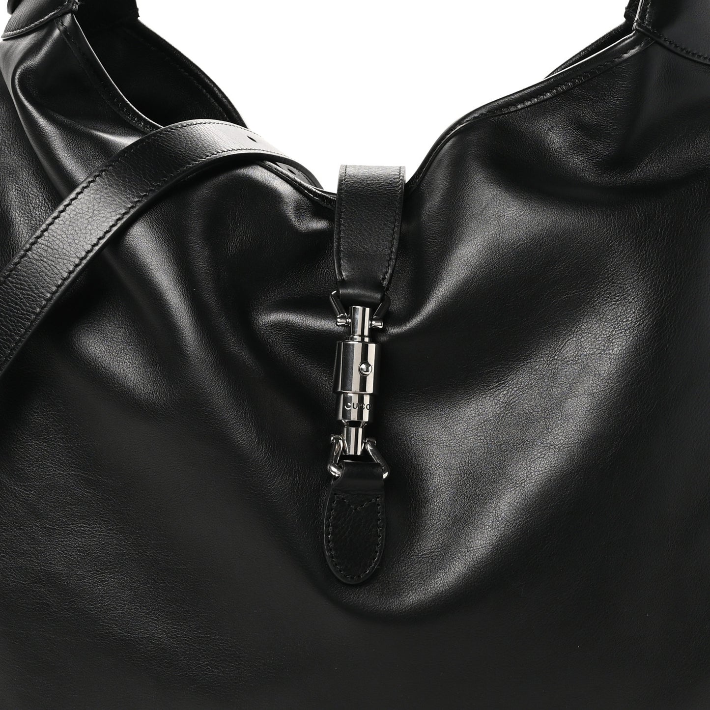 Calfskin Large Jackie 1961 Shoulder Bag Black