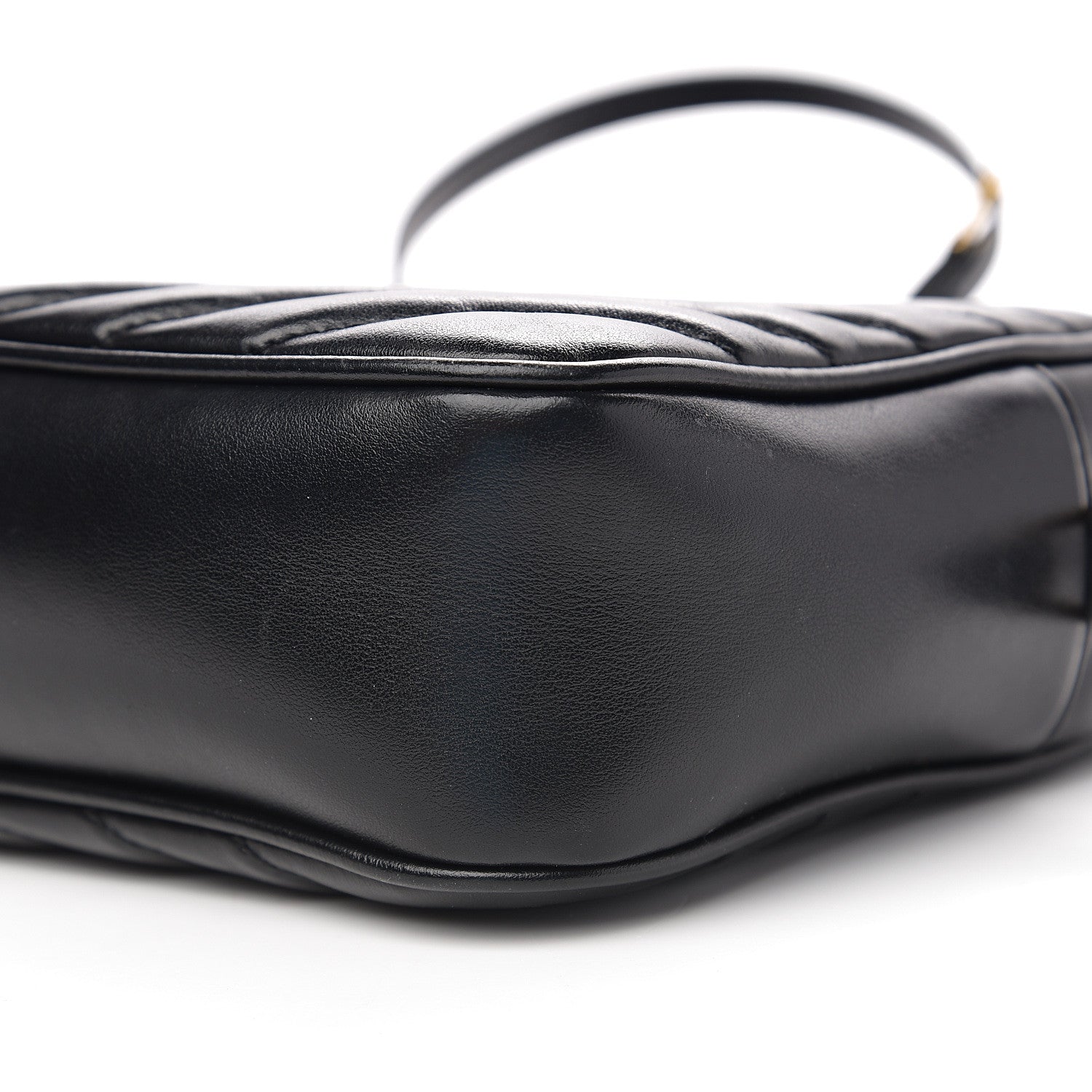 Saint Laurent Calfskin Matelasse Monogram Lou Camera Bag Black 7 of 8