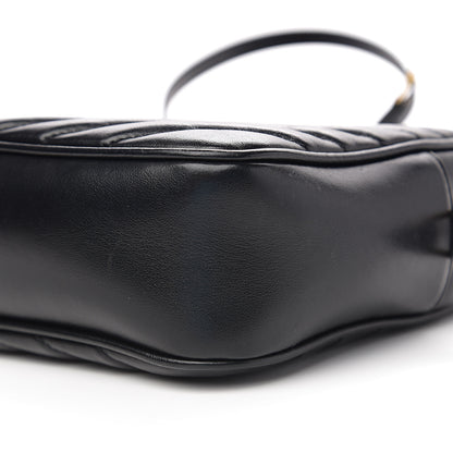 Saint Laurent Calfskin Matelasse Monogram Lou Camera Bag Black 7 of 8
