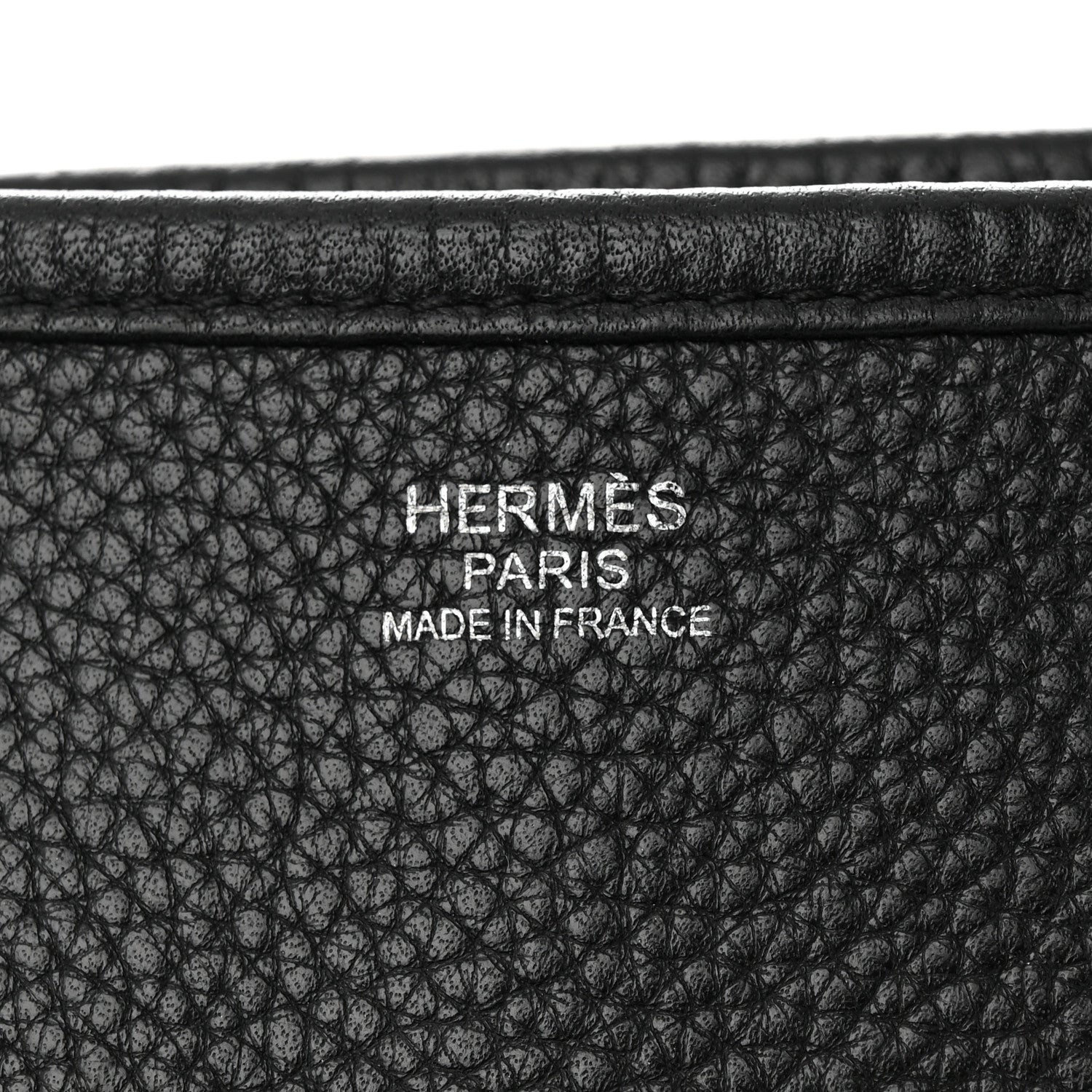 Hermes Taurillon Clemence Evelyne II GM Black 6 of 10
