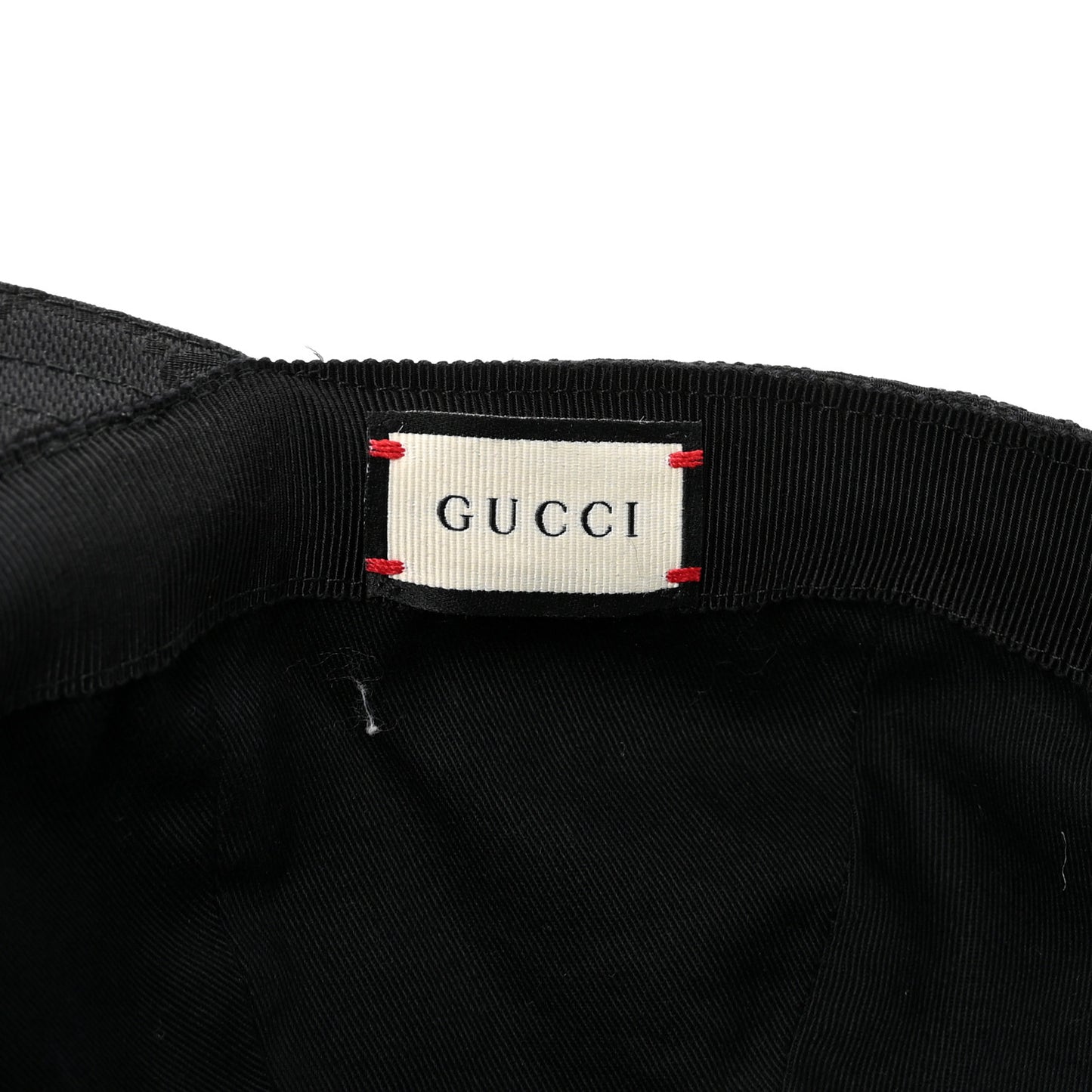 Monogram Web Baseball Hat M Black