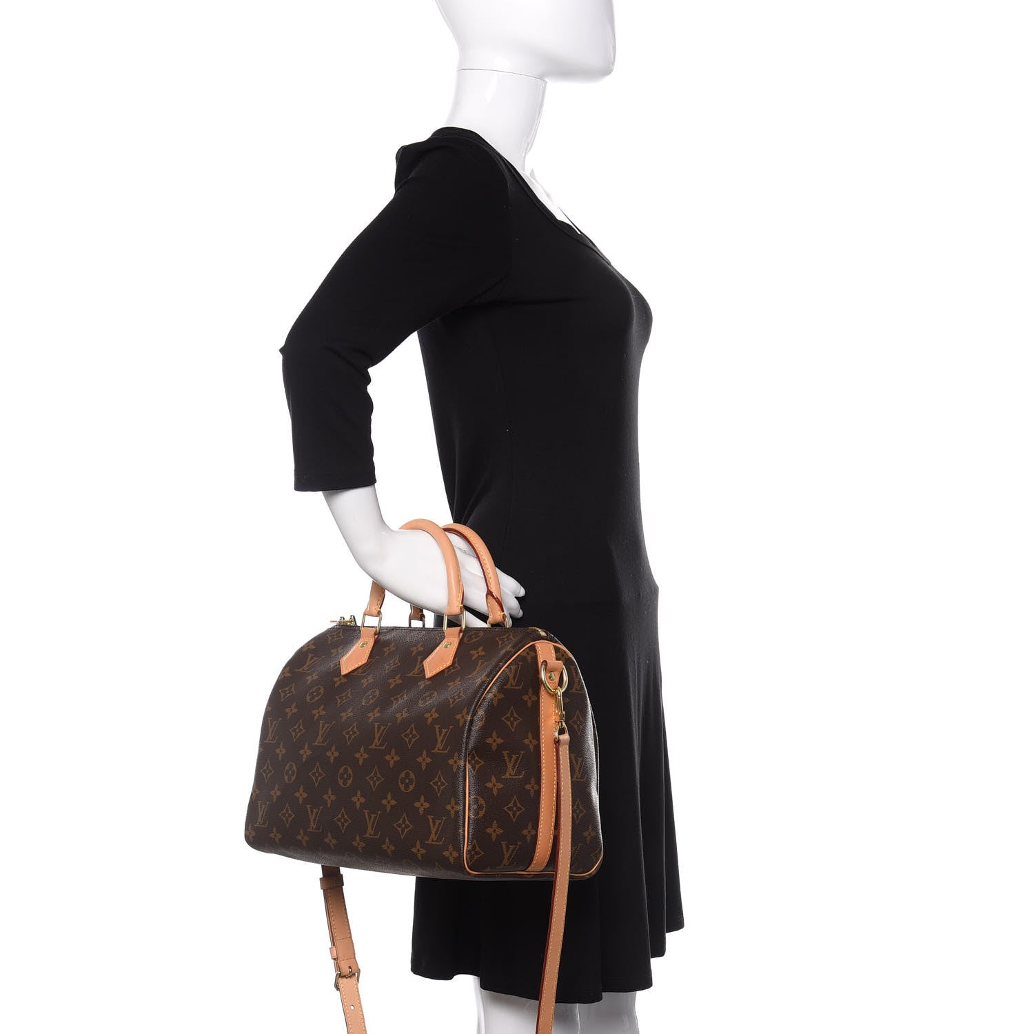 Louis Vuitton Monogram Speedy Bandouliere 30 3 of 11