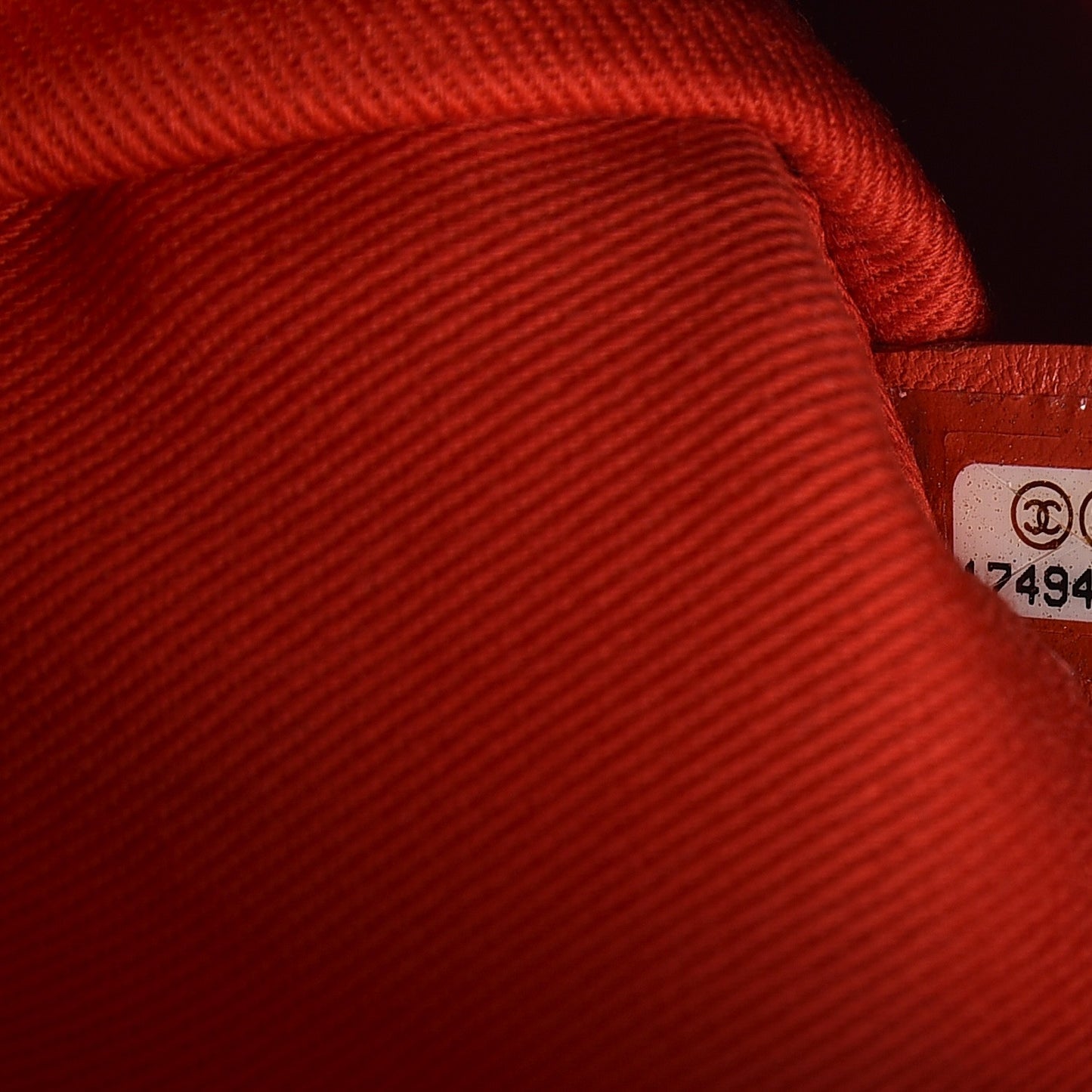 Calfskin Perforated Up In The Air Shoulder Bag Red