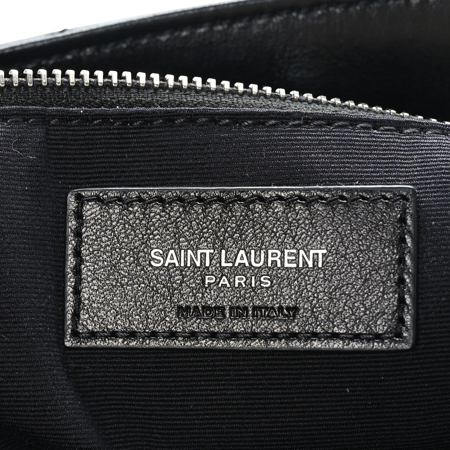 Saint Laurent Calfskin Y Quilted Monogram Medium Loulou Chain Satchel Black 6 of 9