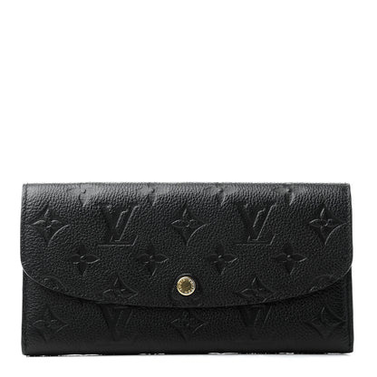 Louis Vuitton Empreinte Emilie Wallet Black Dune 1 of 7