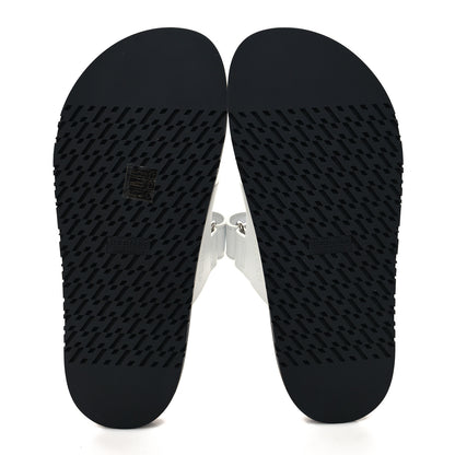 Hermes Calfskin Womens Chypre Sandals 38.5 White 5 of 9